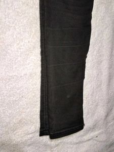 High-Waisted Black Jeans