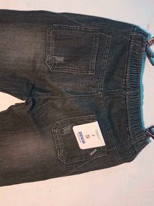 Comfy Black Denim Joggers