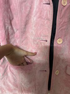 Pink Suede Jacket