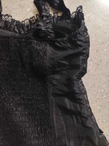 Black gothic Lolita Lace Corset Top