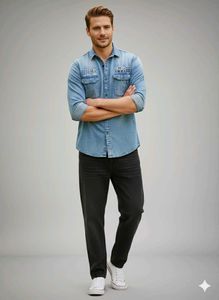 Denim Look Shirt