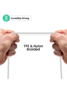 Portronics USB Type C To CCable 2 A 1.2m