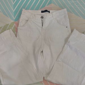 tokyo talkies white wide leg jeans