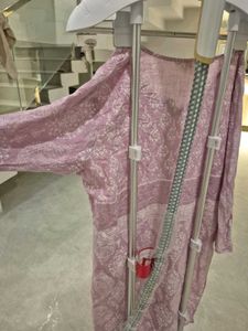 Patterned Lavender Kurta
