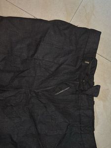 Dark Gray Denim Trousers