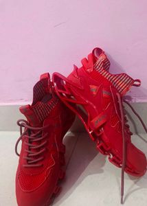 Men Sneakers Shoes Red Spring Edge Atom
