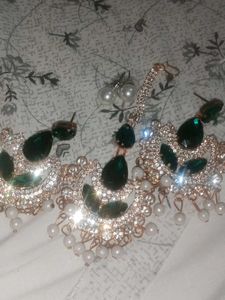 Emerald Stone Earrings