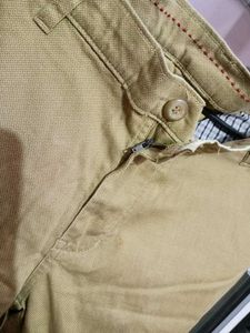 Khaki Straight Fit Pants