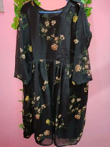 Black Anarkali Suit Set