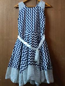 Chevron Print Dress