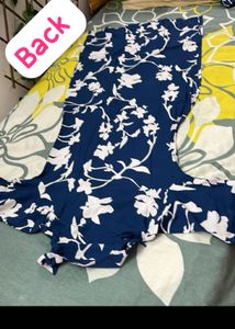 office wear Blue printed kurta set