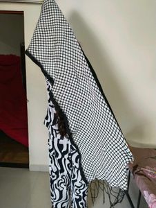 Woolen Stole Cum Shawl New 🆕 Zebra Print