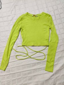 Neon Green Long Sleeve Top