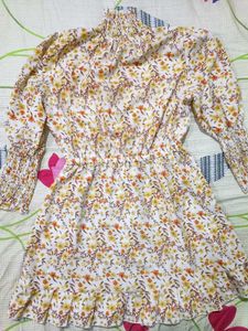 Floral Print Mini Dress