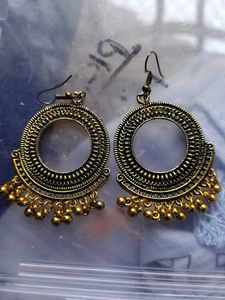 Gold Tone Dangle Earrings