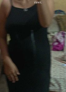 This is a black dress