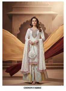 Embroidered Salwar Kameez with parsh and Dupatta
