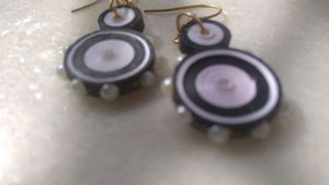 Beautiful Quilled Party Earrings