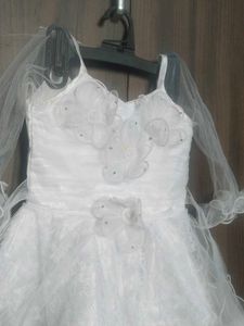 Amazing White Colour Frock