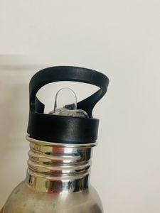 Sipper Lid Steel Water Bottle