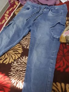 Girls Jeans/3 Time Used/Look New / Stretchable