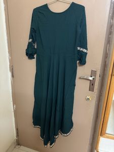 Umbrella Kurta With Gota Work