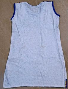 White Kurta With Jacket