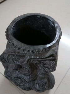 Lord Ganesha Ceramic Flower Vase