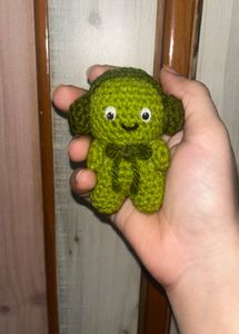 Crochet smiski keychain