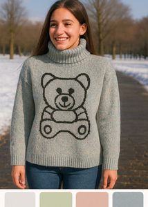 Teddy Bear Knit Sweater