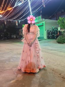 Elegant Floral Lehenga Choli Set💗