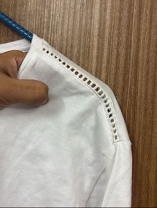 White Embroidered Top