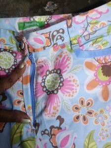 Never Worn Y2K Floral Printed Korean Jeans