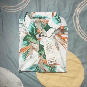Men XL Size Lycra Shirt Half Sleeve
