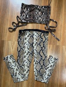 Sexy Snake Print Cord set 🤌🏻🤌🏻