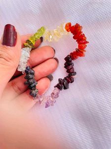 Seven Chakra Chips Bracelet