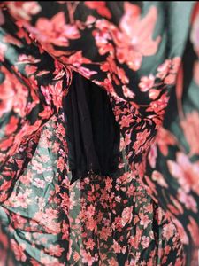Floral Print Maxi Dress
