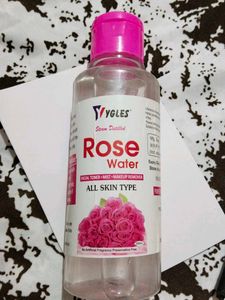 Rosewater, Aloevera Gel, Brush Combo