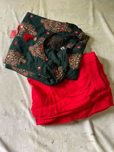 Green Kurti-Sharara Pair