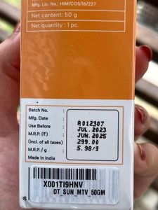 DERMATOUCH Multivitamin SPF 50 PA+++ Sunscreen Gel | UVA-UVB Protection |Zero White Cast | Unisex | 50G