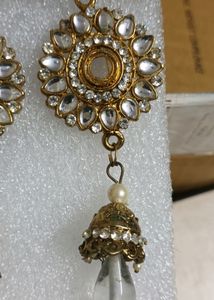 Kundan Earring One Dimond Missing