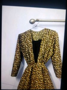 Leopard Print Mini Dress