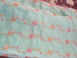 Gotta Patti Fabric For Kurti Top Or Frock Making