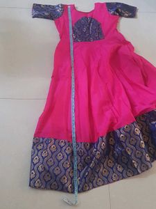 Diwali Elegant Pink Kurta With Side Zip