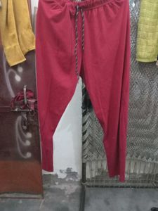 unisex lower Maroon Casual Joggers