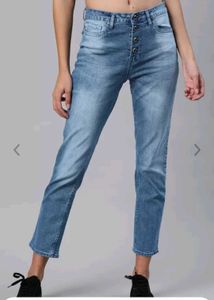 Roaster Solid Slim Fit High Waist Jeans
