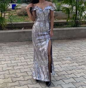 Sequin Embellished Party Gown