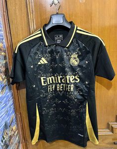 ADIDAS REAL MADRID BLACK GOLDEN SPECIAL JERSEY S(3