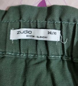 Olive Green High Waisted Pants