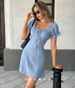 Cute Blue Mini Dress